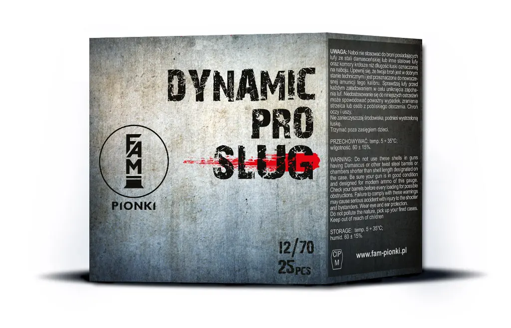 Pionki Slug Dynamic Pro 12/70 28g 25Stk