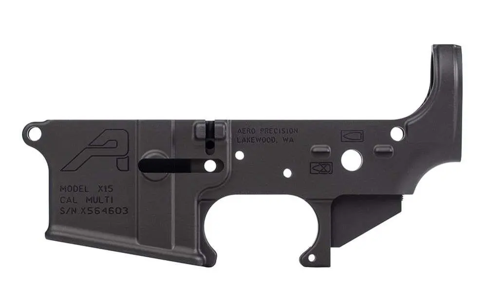 Aero AR15 Stripped (leer) Lower Receiver, Gen 2- BLK