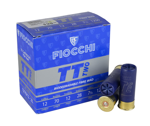 [M0002] Fiocchi Patronen TT TWO 12/70/12 blue 28 7,5 25 - 25 Schuss